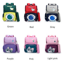 Orthopedic 3D Cartoon School Backpack For Kids