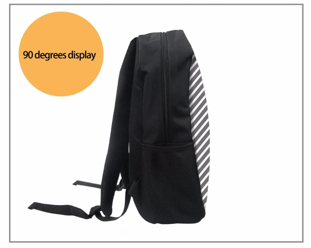 Horse Cartoon School Backpack for Boys Kids School Supplies