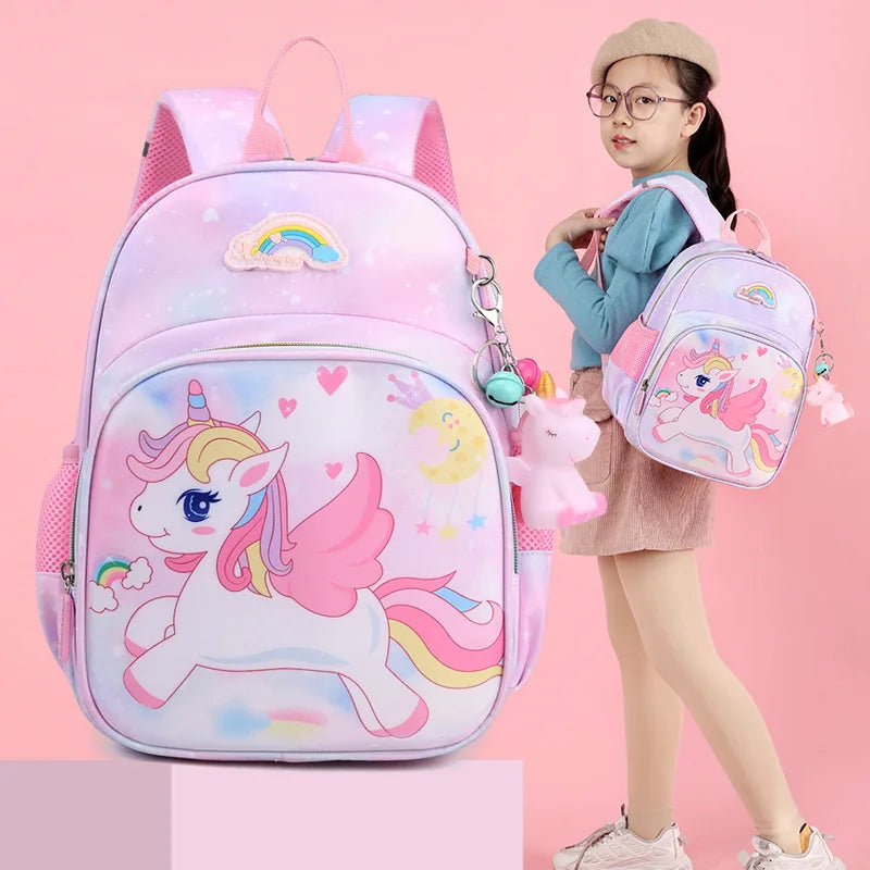 Girls Kindergarten Schoolbag, Baby Backpack 3-6 Years Old
