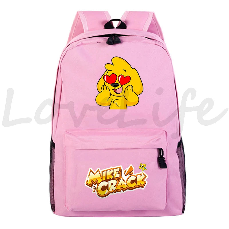 Kids Mikecrack Backpack Cartoon Bookbag Student School Bags