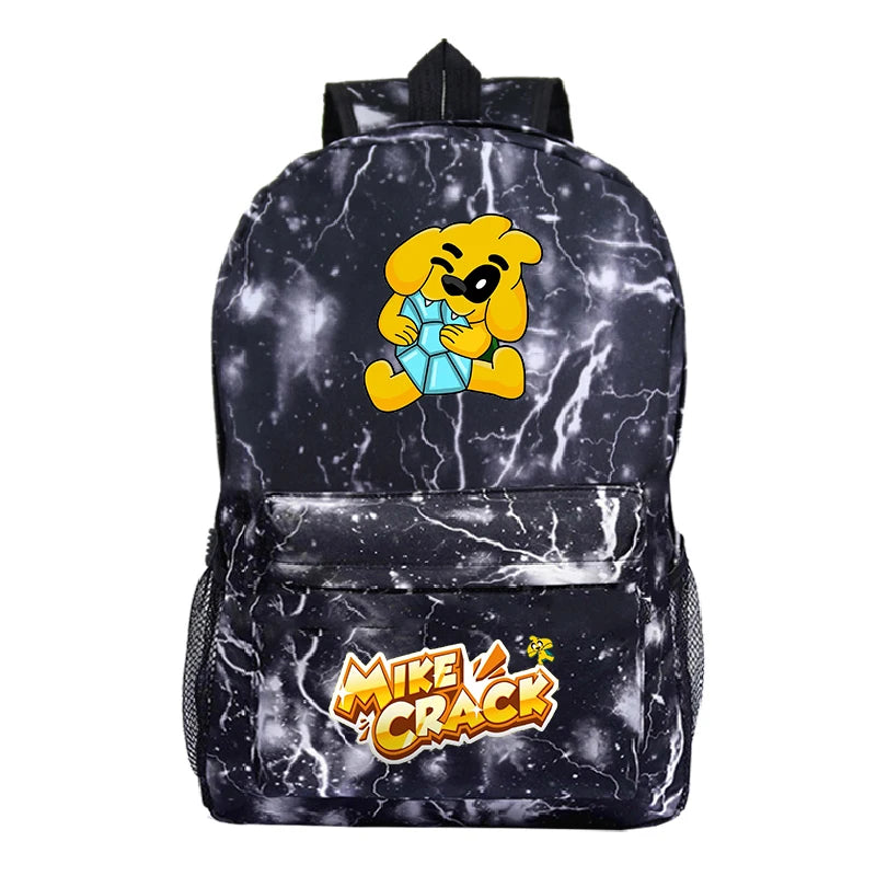 Kids Mikecrack Backpack Cartoon Bookbag Student School Bags