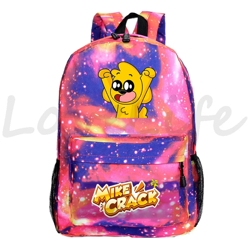 Kids Mikecrack Backpack Cartoon Bookbag Student School Bags
