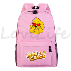 Kids Mikecrack Backpack Cartoon Bookbag Student School Bags