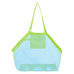 Kids Portable Mesh Sand Bag Travel Organizer Large Beach Towel Cosmetic Bag