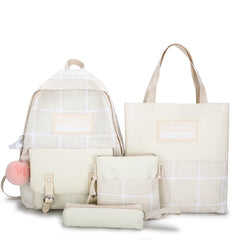 Printed Female Backpack for College Students