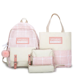 Printed Female Backpack for College Students