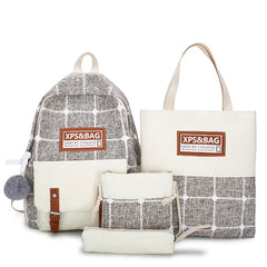 Printed Female Backpack for College Students