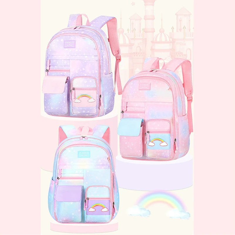 Children School Bags Boys Girls Waterproof Schoolbag Book Bag