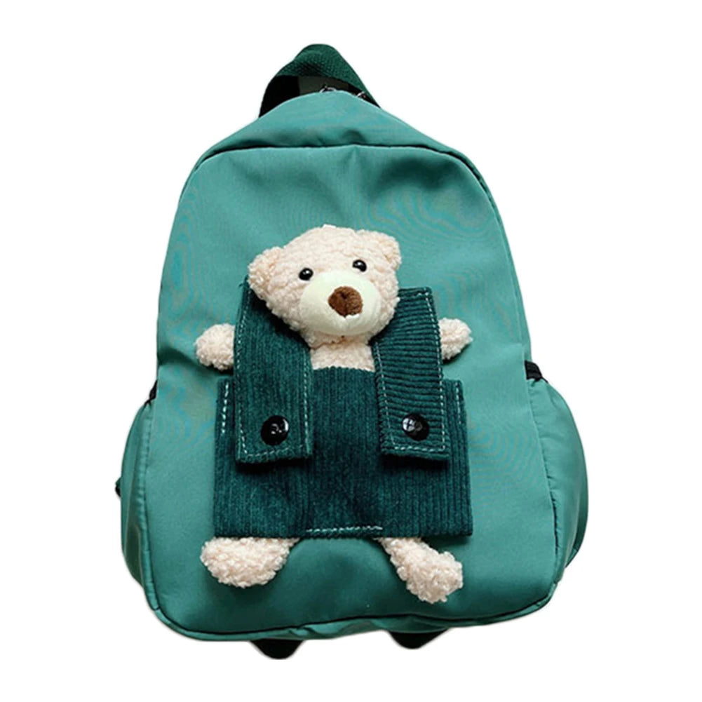 Cartoon Bear Nylon Toddler Kids Backpack for Boys Girls