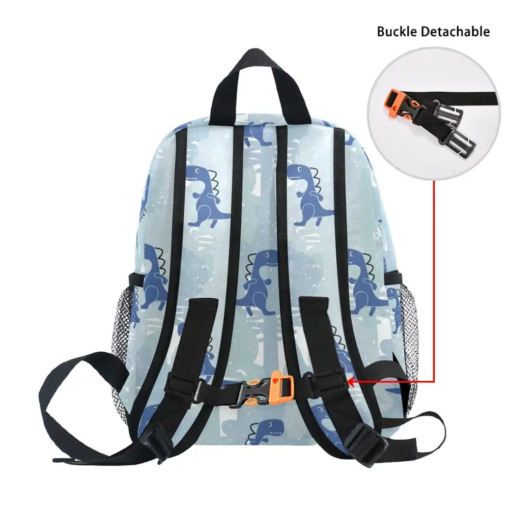 Kids Dino Kindergarten Backpack Preschool Bag 3-8 Years Old Dinosaur Schoolbag
