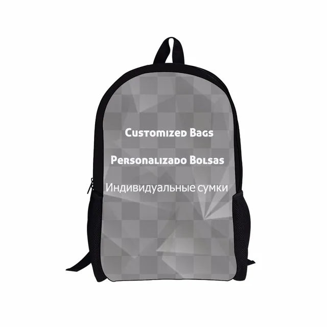 Children School Bags Guitar 3D Print Kids Backpacks for Teenagers Girls Boys