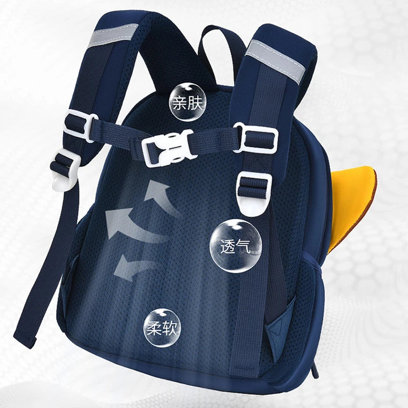 3D Cartoon Animal Lion Baby Backpack Kindergarten Schoolbag Kids Backpack