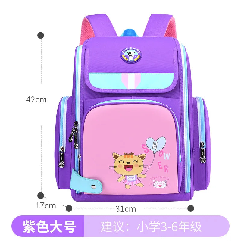 Children Orthopedic Backpack Kids School Bags Primary School Book Bags