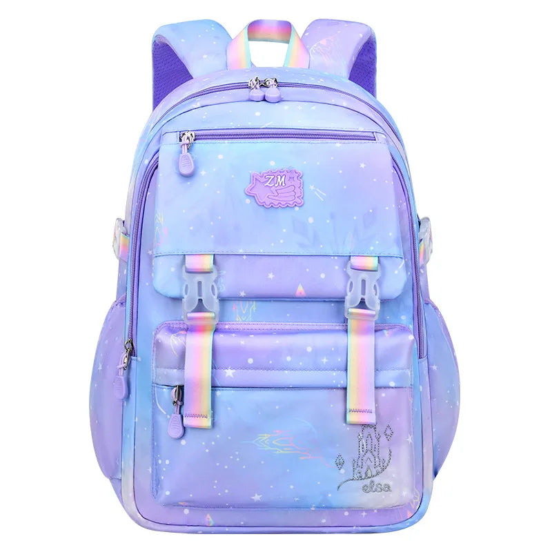 Girls Kids Orthopedic School Backpack Princess Schoolbag Mochila Infantil