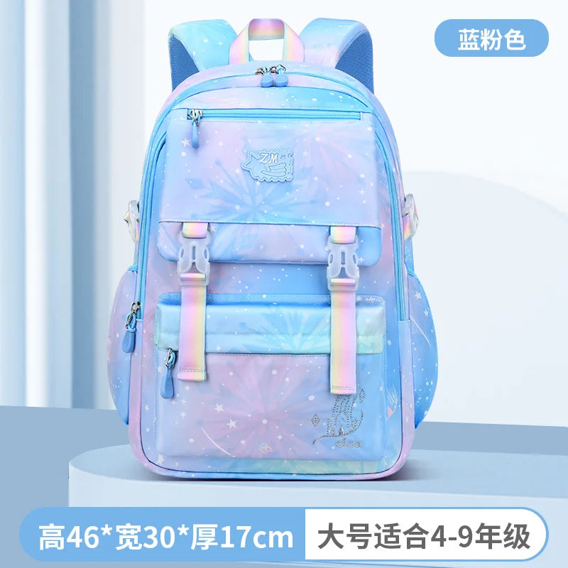 Girls Kids Orthopedic School Backpack Princess Schoolbag Mochila Infantil