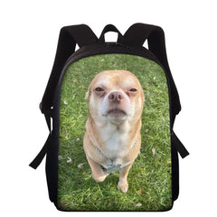 Girls Orthopedic Backpack Kids Pink Dog Backpacks Schoolbags