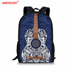 Musical Instrument Guitar School Backpack for Girls