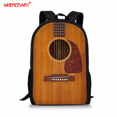 Musical Instrument Guitar School Backpack for Girls