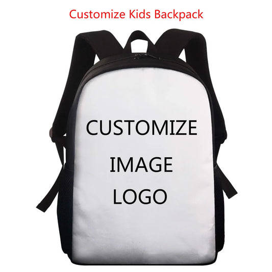 Golden Retriever Dog Print Kids Backpack Student Book Bag