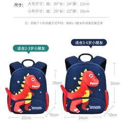 Dinosaur Kids Backpack for Kindergarten Boys and Girls