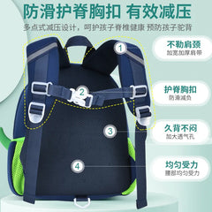 Dinosaur Kids Backpack for Kindergarten Boys and Girls