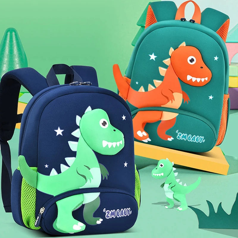 Dinosaur Kids Backpack for Kindergarten Boys and Girls