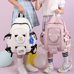 Girls School Backpack Orthopedic Kids Book Bag