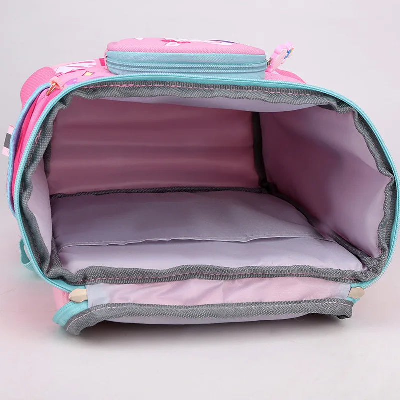 Girls Princess Orthopedic School Backpack Kids Mochila