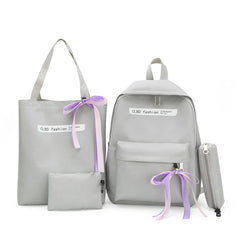 Canvas Travel School Bags for Teenage Girls Lightweight Backpack