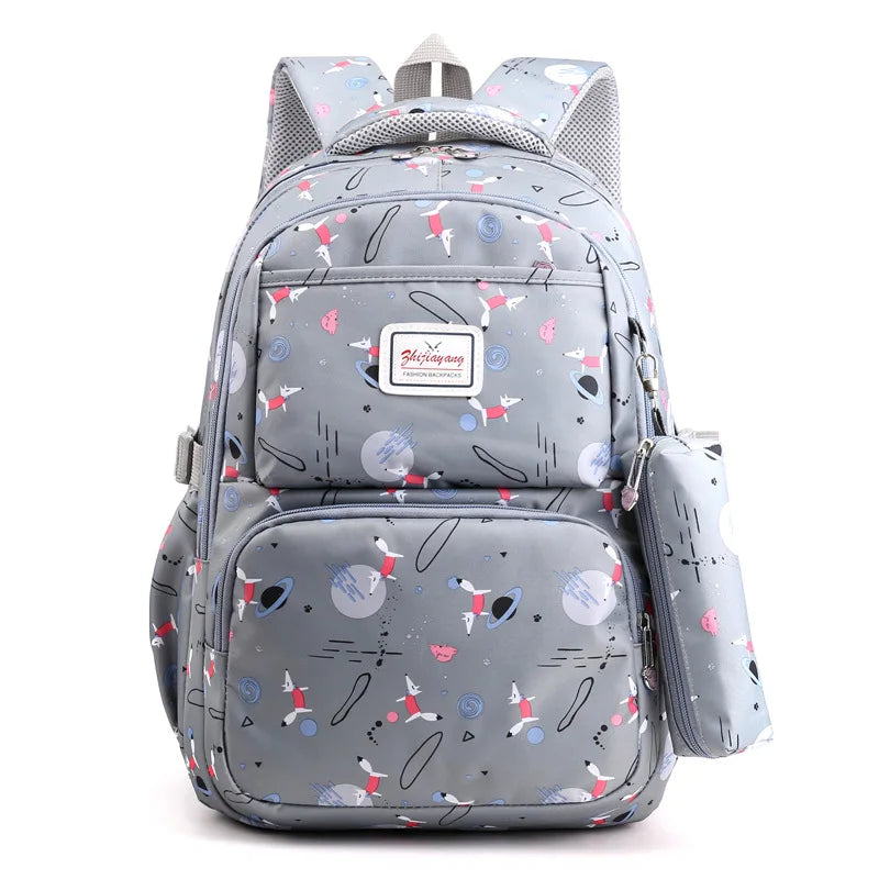Girls Primary Backpack Kids Orthopedic Schoolbag Princess Schoolbag
