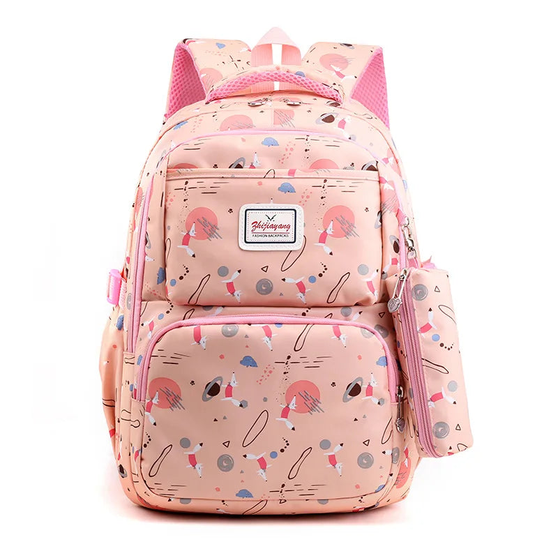 Girls Primary Backpack Kids Orthopedic Schoolbag Princess Schoolbag