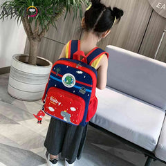 Kids Dinosaur Nylon Schoolbag Cute Backpack for Boy Girl Kindergarten