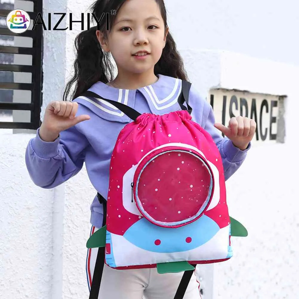 Kids Waterproof Swimming Backpack Adjustable Sports Dry Wet Schoolbag