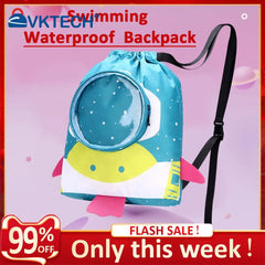 Kids Waterproof Swimming Backpack Adjustable Schoolbag