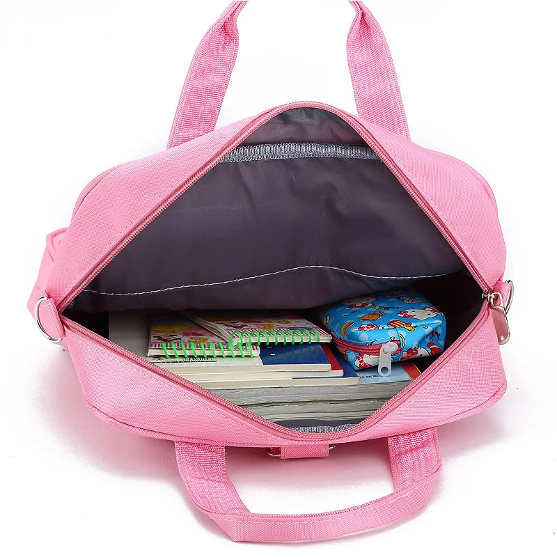 Kids Nylon Shoulder Backpack Sweet Print School Bag