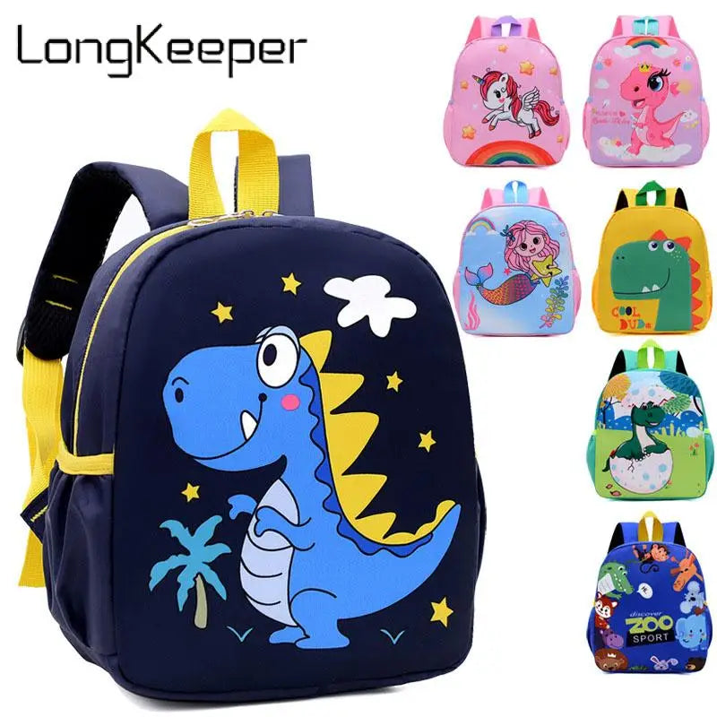Dinosaur Backpack for Kids Kindergarten Schoolbag