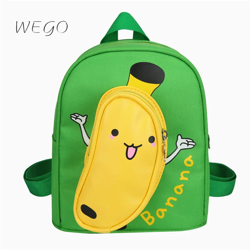 Kids Banana Backpack Kindergarten School Bag