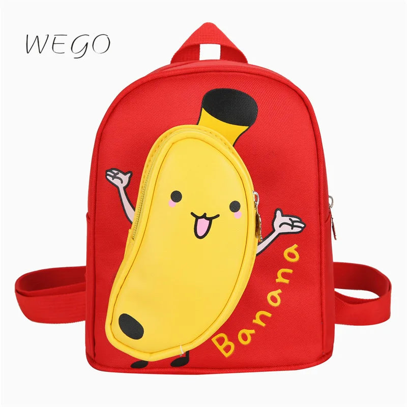 Kids Banana Backpack Kindergarten School Bag