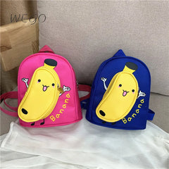 Kids Banana Backpack Kindergarten School Bag