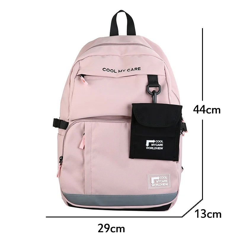 Children's Bag Student Backpack Female College Student Schoolbag