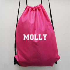 Personalized Kids Gym PE Bag Drawstring Swimming Sports Bag