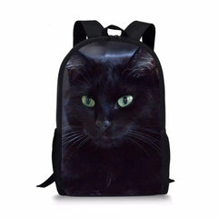Cats Pattern 3D School Bags Large Capacity Primary Student Bookbags