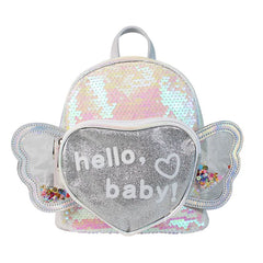Kids Mini Sequins Backpack Purse Girls School Bag Mochila