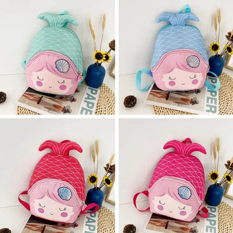 Mermaid Backpack Purse Girls Bag Kindergarten Baby Bag