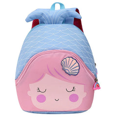Cartoon Mermaid Backpack Purse Girls Bag Kindergarten Baby Bag