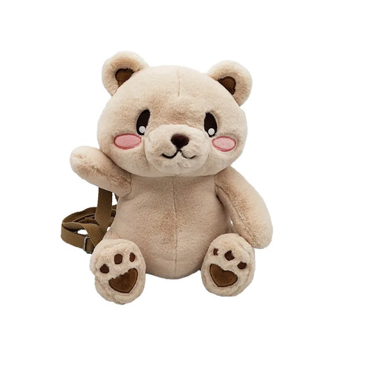Bear Backpack Girl Doll Plush School Bag Shoulder Bag