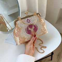 Chinese Embroidery Cheongsam Bag Women's Handbag Retro Antique Small Bag