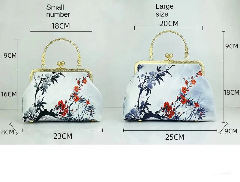 Chinese Embroidery Cheongsam Bag Women's Handbag Retro Antique Small Bag