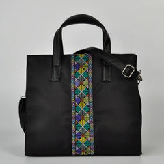 Chinese National Diagonal Embroidery Business Briefcase Female