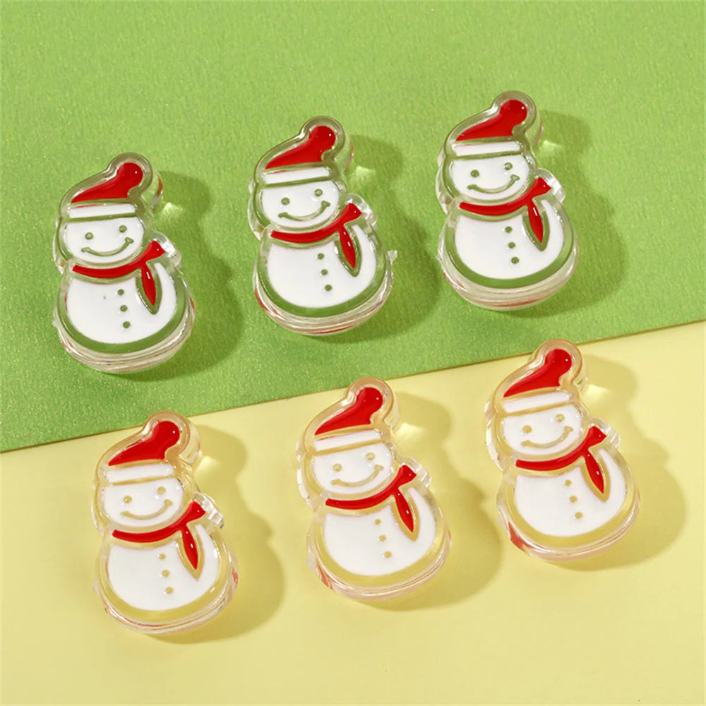 Christmas Tree Snowman Bracelet Beads DIY Accessories
